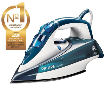 Żelazko Philips Azur GC 4410 2400W biało-granatowe